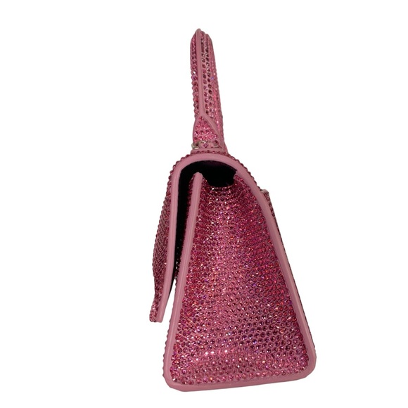 Balenciaga Hourglass XS Hangbag With Rhinestones - Picture 8 of 16